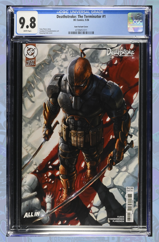 Deathstroke The Terminator #1 Cover C Kyuyong Eom Card Stock Variant | CGC 9.8