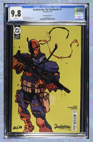 Deathstroke The Terminator #1 Cover D Jorge Corona Next Level Variant | CGC 9.8