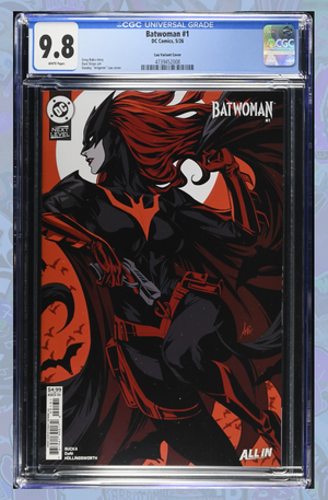 Batwoman #1 Cover C Stanley Artgerm Lau Card Stock Variant | CGC 9.8