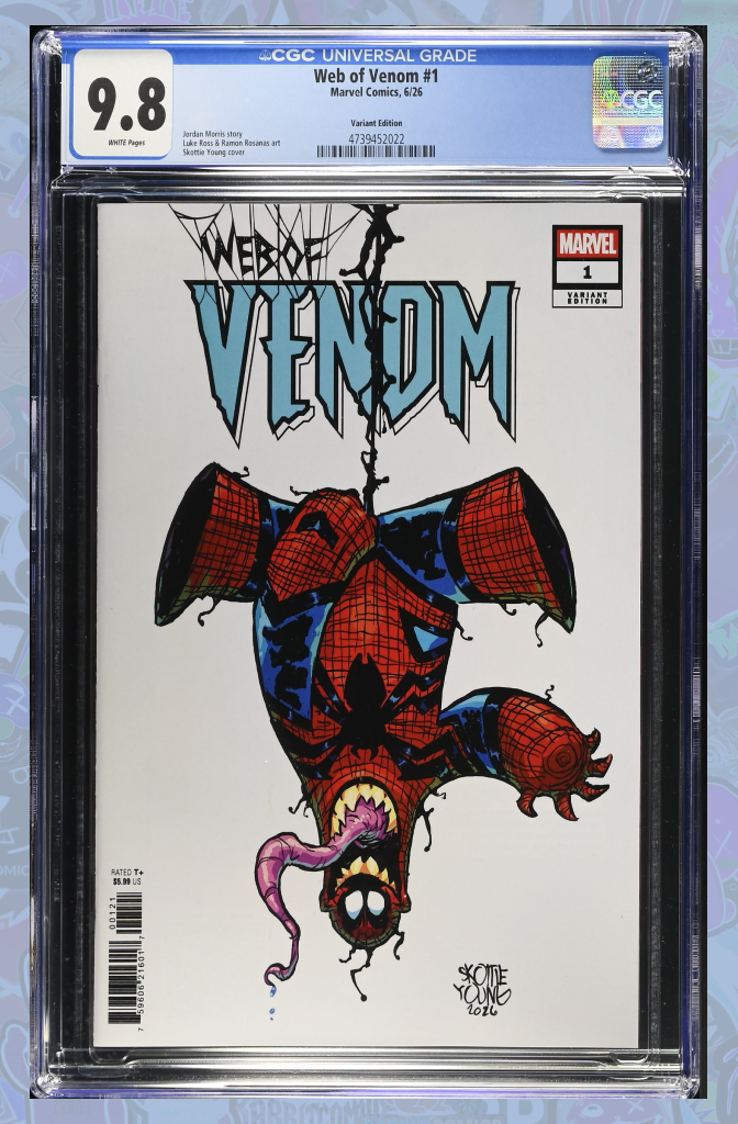 Web Of Venom #1 Skottie Young Variant | CGC 9.8