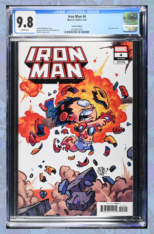 Iron Man #4 Skottie Young 4 Part Connecting Variant | CGC 9.8