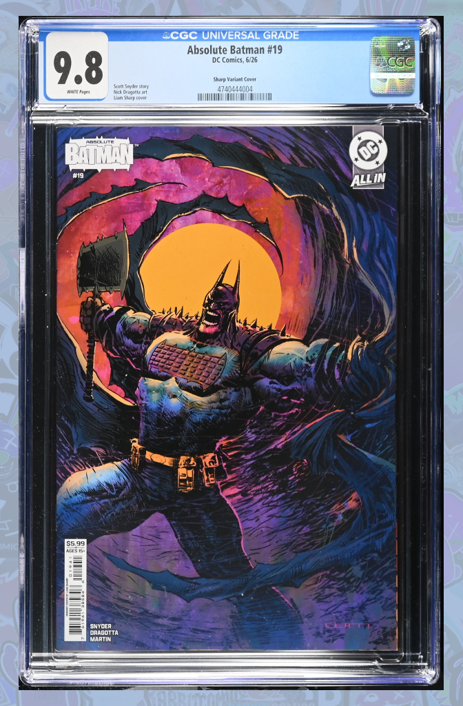 Absolute Batman #19 Cover D Liam Sharp Card Stock Variant | CGC 9.8