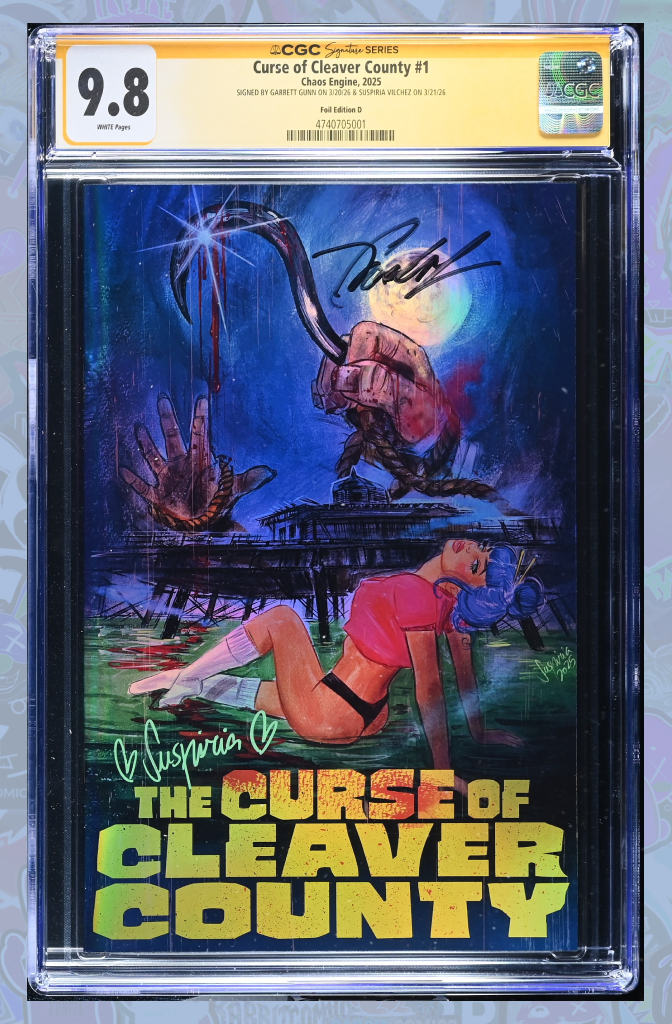 CURSE OF CLEAVER COUNTY #1 | SUSPIRIA KICKSTARTER FOIL VARIANT | 2x SIGNED | CGC SS 9.8