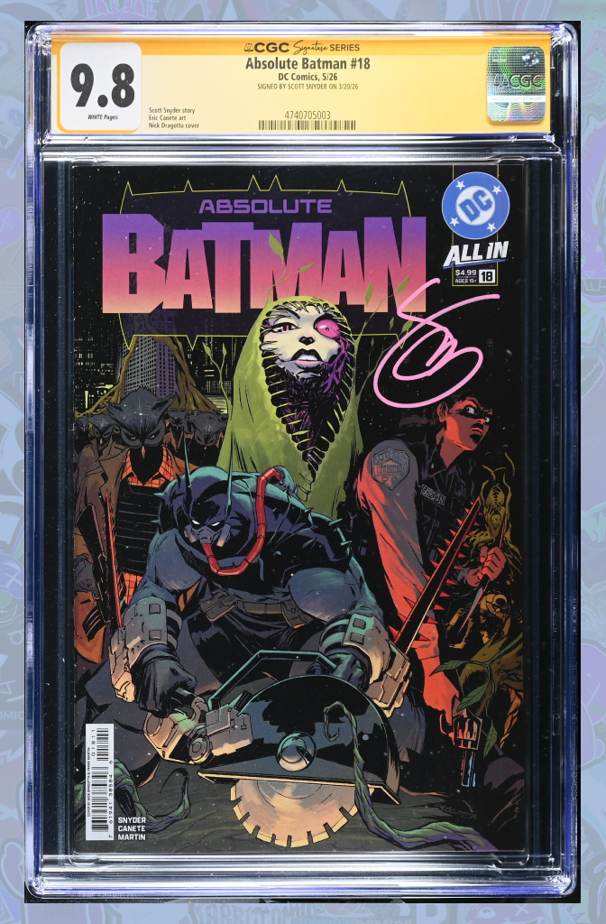 Absolute Batman #18 Cover A Dragotta  | CGC SS 9.8