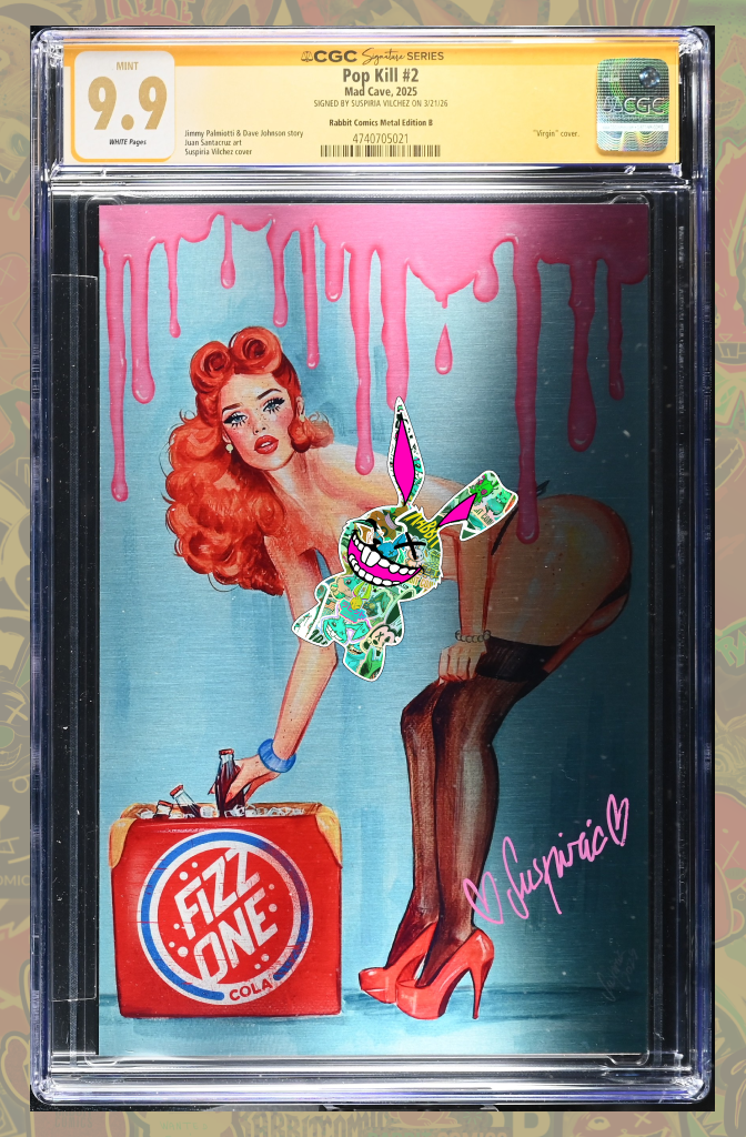 Pop Kill #2 (Of 4) | Suspiria Spicy Metal Variant | Rabbit Exclusive | CGC SS 9.9