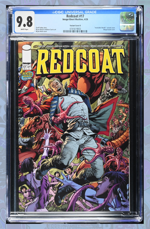 Redcoat #17 Cover D Bryan Hitch & Brad Anderson Invincible Team Up Wraparound Variant | CGC 9.8