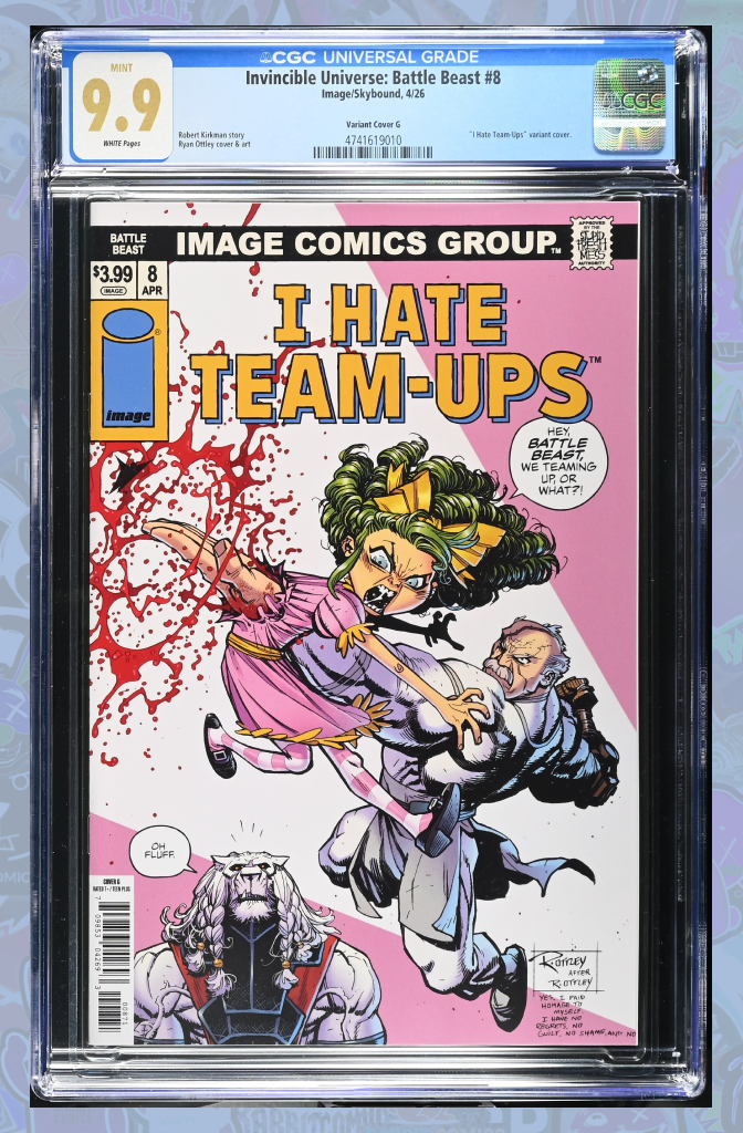 Battle Beast #8 Cover G Ryan Ottley I Hate Fairyland Team Up Variant | CGC 9.9