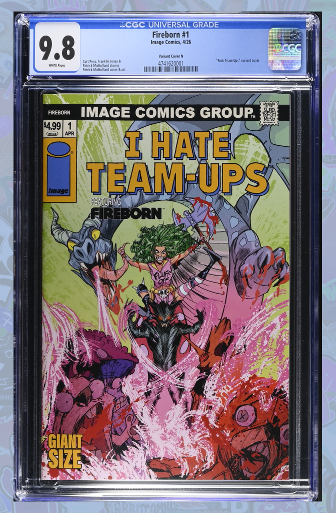 Fireborn #1 Cover N Patrick Mulholland I Hate Fairyland Team Up Variant | CGC 9.8