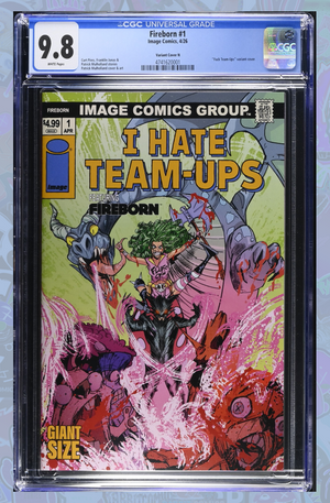 Fireborn #1 Cover N Patrick Mulholland I Hate Fairyland Team Up Variant | CGC 9.8