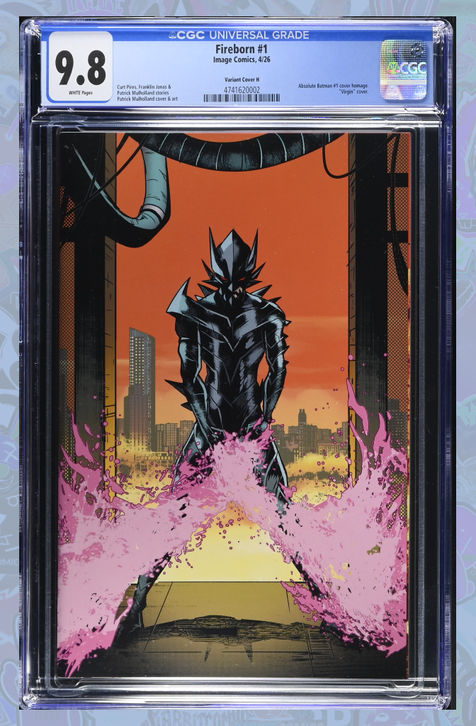 Fireborn #1 Cover H 1:50 Absolute Batman Homage | CGC 9.8