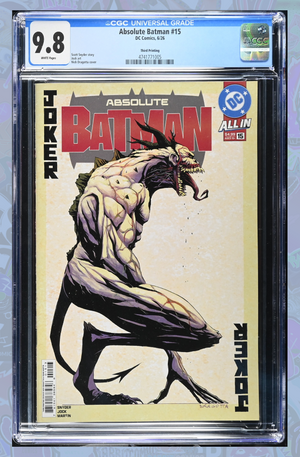 Absolute Batman #15 3rd Print Cover A Nick Dragotta | CGC 9.8