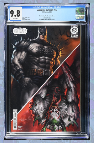 Absolute Batman #15 3rd Print Cover B Lucio Parrillo Card Stock Variant | CGC 9.8