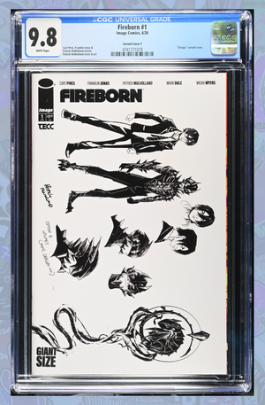 Fireborn #1 Cover F Inc 1:15 Patrick Mulholland Design Variant | CGC 9.8