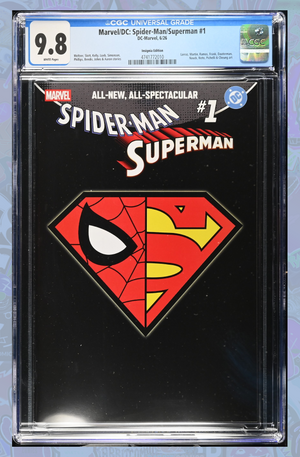 Marvel/DC: Spider-Man/Superman #1 Logo Mashup Variant | CGC 9.8