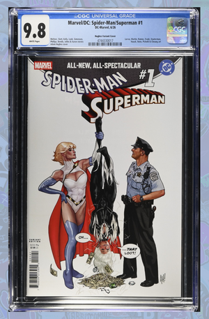 Marvel/DC: Spider-Man/Superman #1 Adam Hughes Variant | CGC 9.8