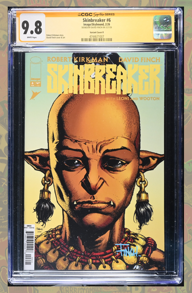 Skinbreaker #6 Cover B David Finch Portrait Variant | CGC SS 9.8