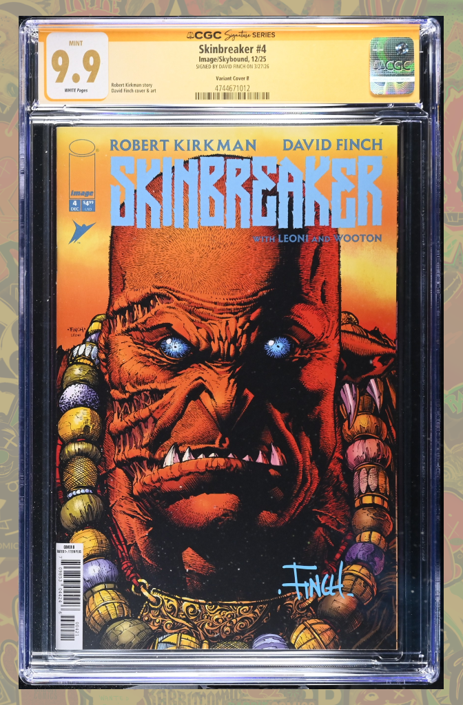 Skinbreaker #4 Cover B David Finch Portrait Variant | CGC SS 9.9