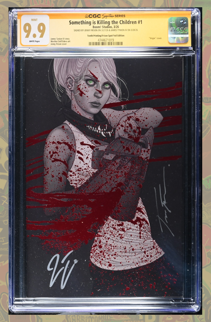 Something is Killing the Children #1 | Frison Spot Foil C2E2 2026 | 2x Signed CGC SS 9.9