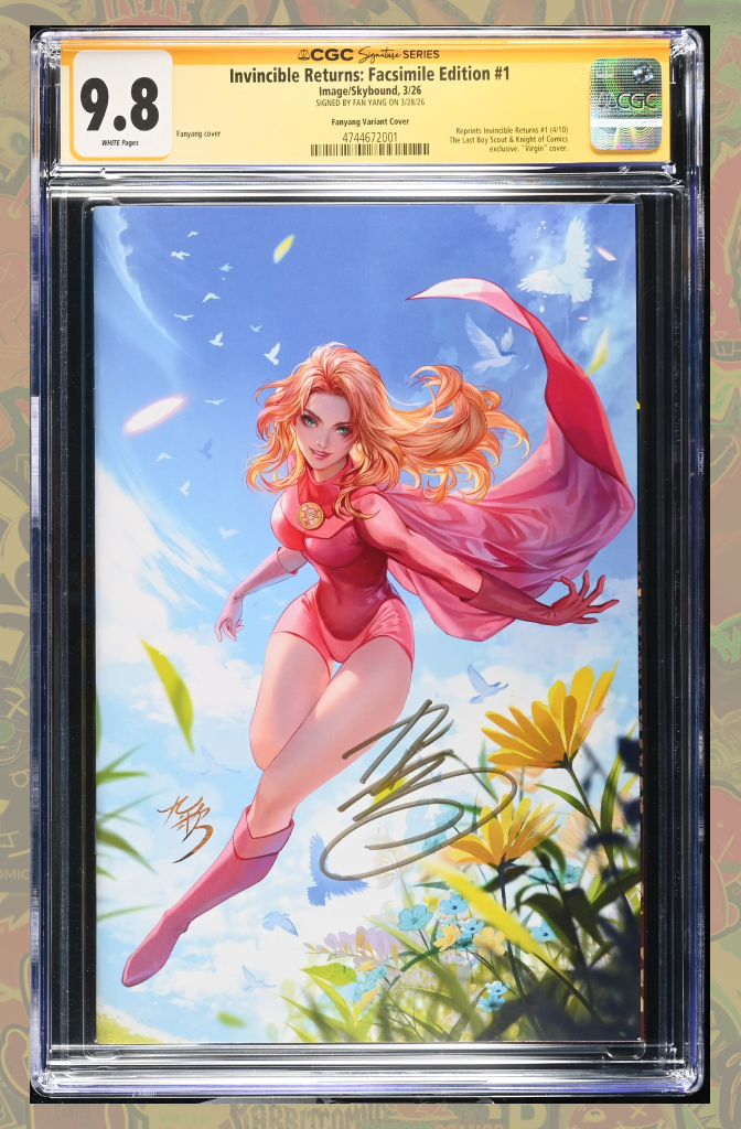 INVINCIBLE RETURNS #1 | FANYANG ATOM EVE VARIANT | CGC SS 9.8