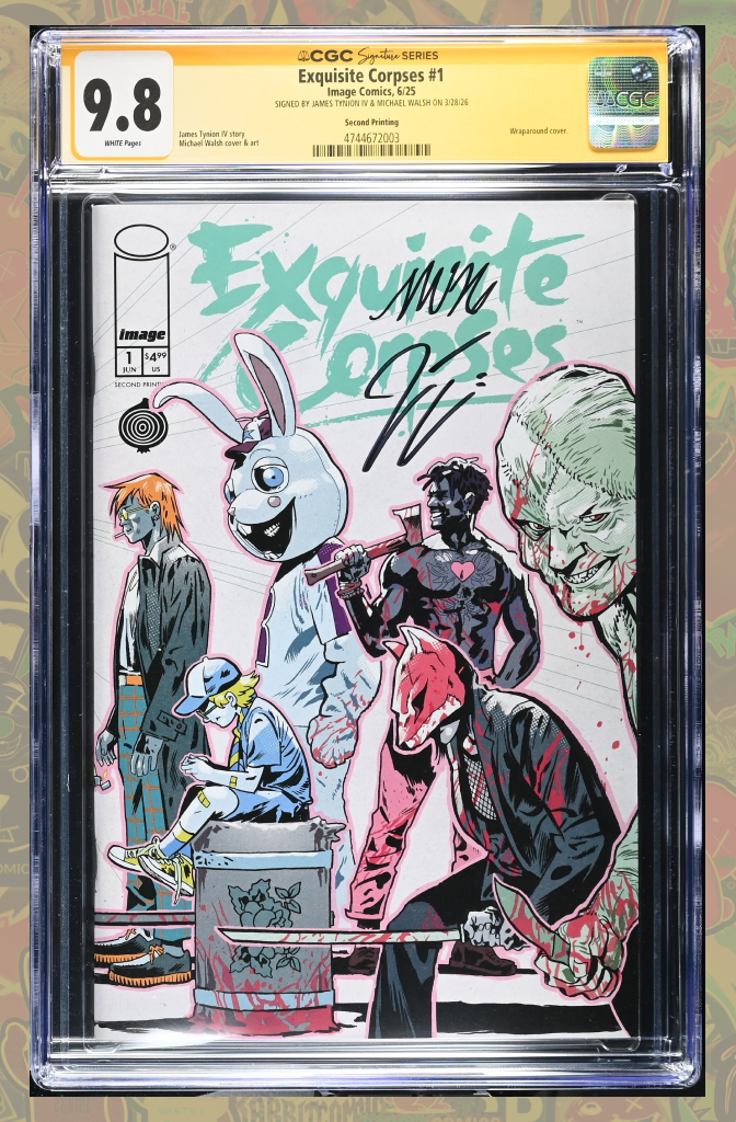 Exquisite Corpses #1 2nd Print Variant 2x Signed  | CGC SS 9.8