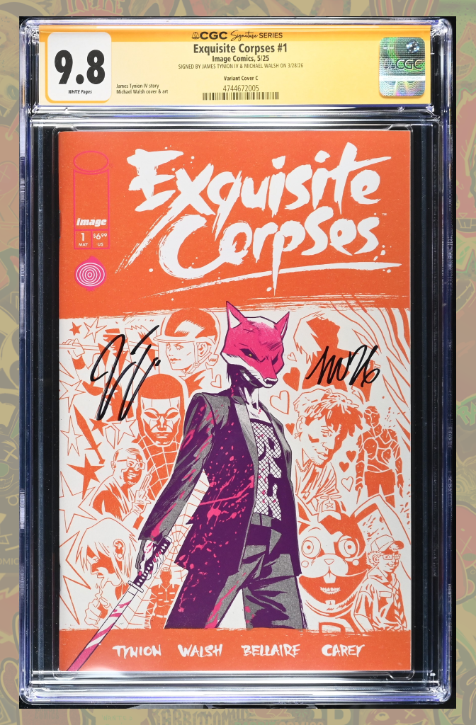 Exquisite Corpses #1 Cover C 1st Print Variant 2x Signed  | CGC SS 9.8