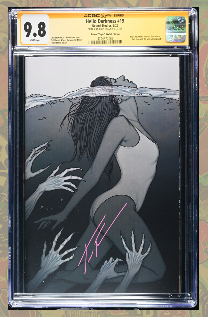 Hello Darkness #19 | Frison Blind Bag BW Variant | CGC SS 9.8