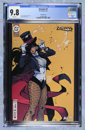 Zatanna (2026) #1 Cover D Jorge Corona Next Level Card Stock Variant | CGC 9.8