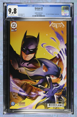 Batman #9 Cover F Mirka Andolfo DC X Sonic Variant | CGC 9.8
