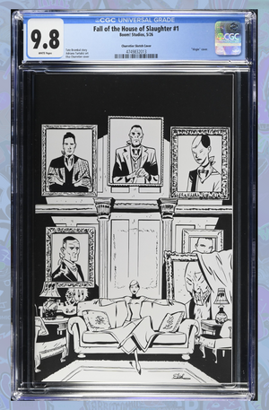 Fall Of The House Of Slaughter #1 D 1:10 Ratio Variant  | CGC 9.8