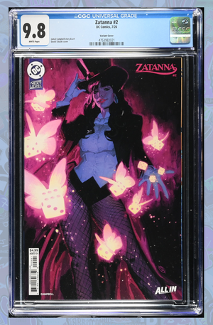 Zatanna (2026) #2 Cover B David Talaski Card Stock Variant | CGC 9.8