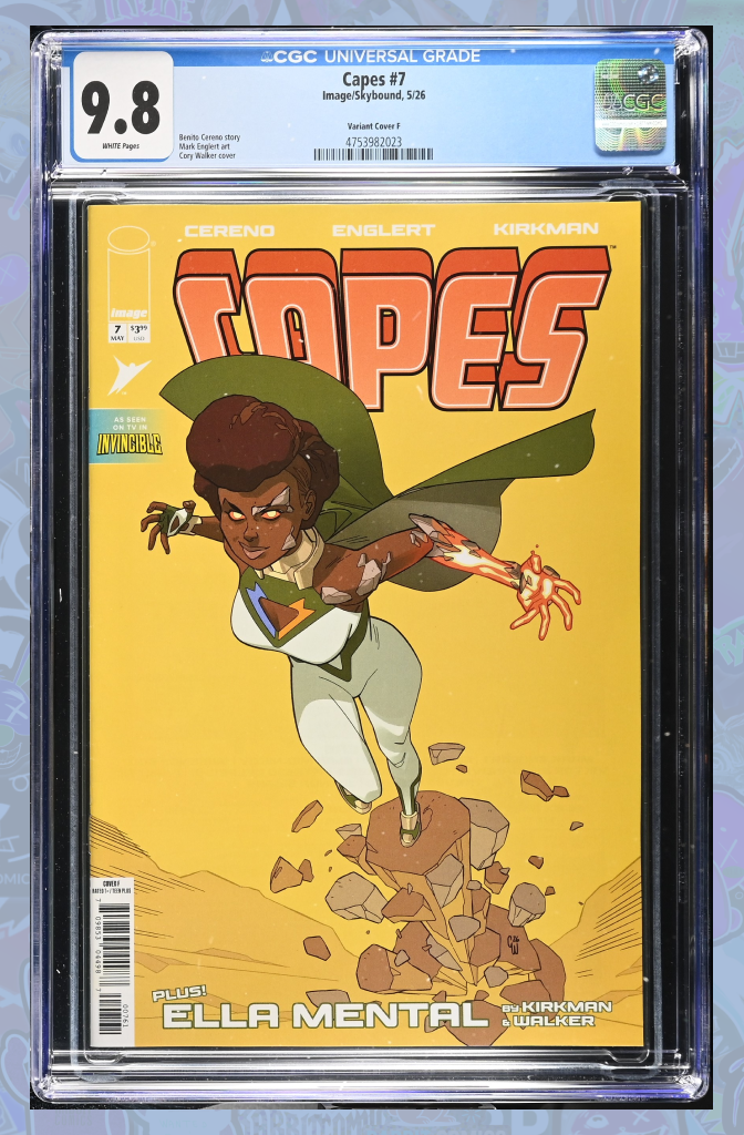 INVINCIBLE UNIVERSE CAPES #7 CVR F ELLA MENTAL VAR | CGC 9.8