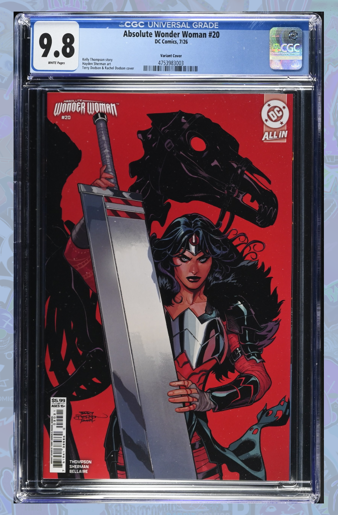 Absolute Wonder Woman #20 Cover B Terry Dodson Variant | CGC 9.8