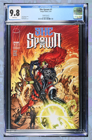 She Spawn #1 (Of 5) Cover D Brett Booth Variant | CGC 9.8
