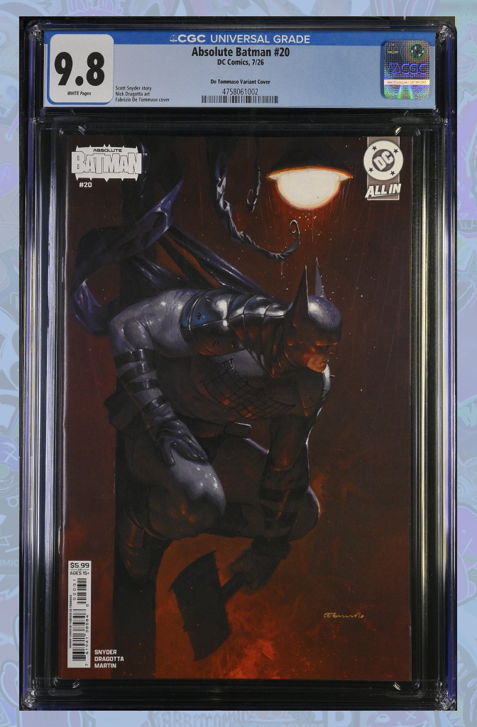 Absolute Batman #20 Cover C Fabrizio De Tommaso | CGC 9.8