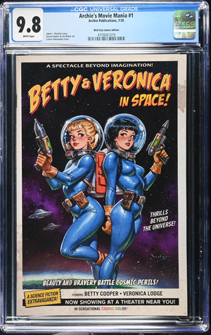 Archie Movie Mania #1 |  Carlos Valenzuela Variant | Limited to 250 | CGC 9.8