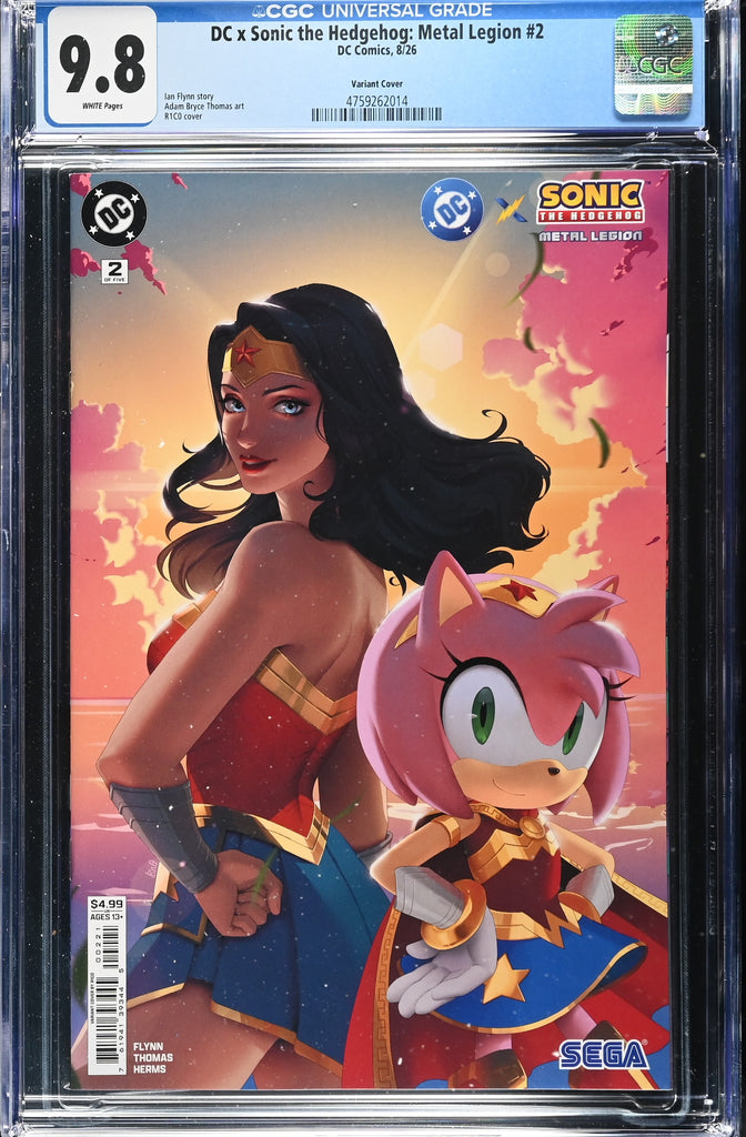 DC X Sonic The Hedgehog The Metal Legion #2 (Of 5) Cover B Rico Varaint | CGC 9.8