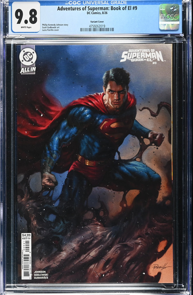 Adventures Of Superman Book Of El #9 (Of 12) Cover B Lucio Parrillo Variant | CGC 9.8
