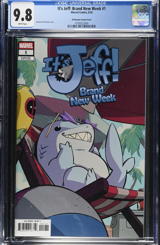 It's Jeff: Brand New Week #1 Daniele Di Nicuolo Variant | CGC 9.8