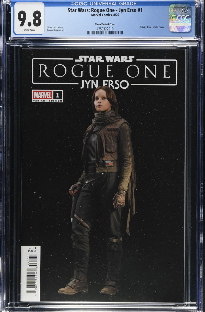 Star Wars: Rogue One Jyn Erso #1 Photo Variant | CGC 9.8
