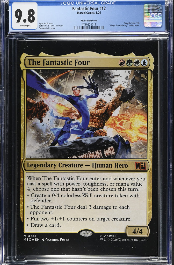 Fantastic Four #12 Classified Artist Magic: The Gathering Variant | CGC 9.8