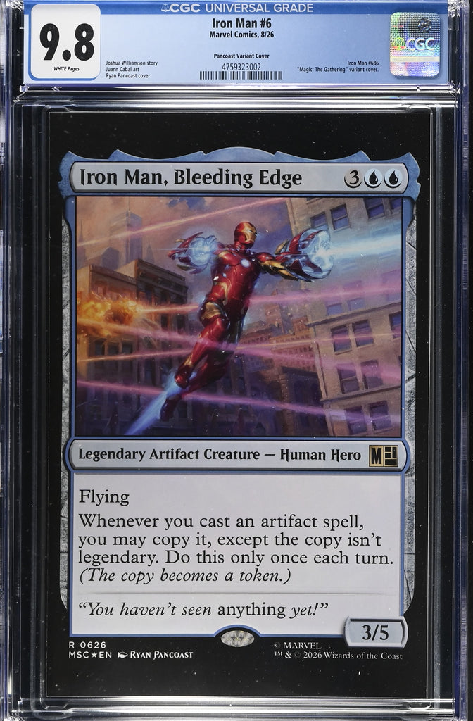Iron Man #6 Classified Artist Magic: The Gathering Variant | CGC 9.8