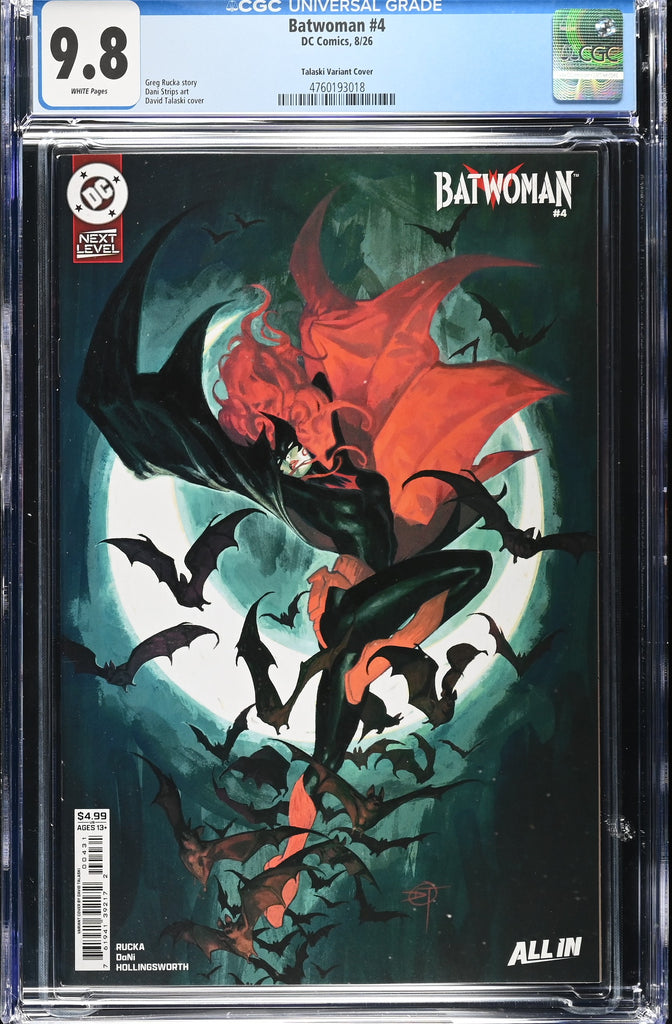 Batwoman #4 Cover C David Talaski Card Stock Variant | CGC 9.8