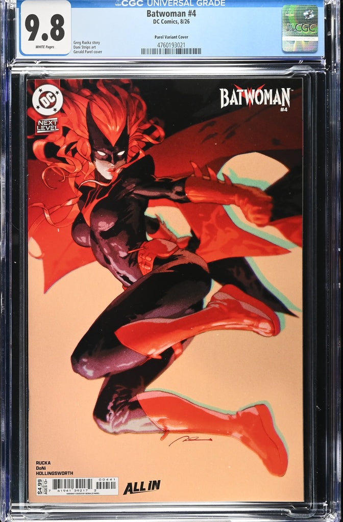 Batwoman #4 Cover D Gerald Parel Card Stock Variant | CGC 9.8