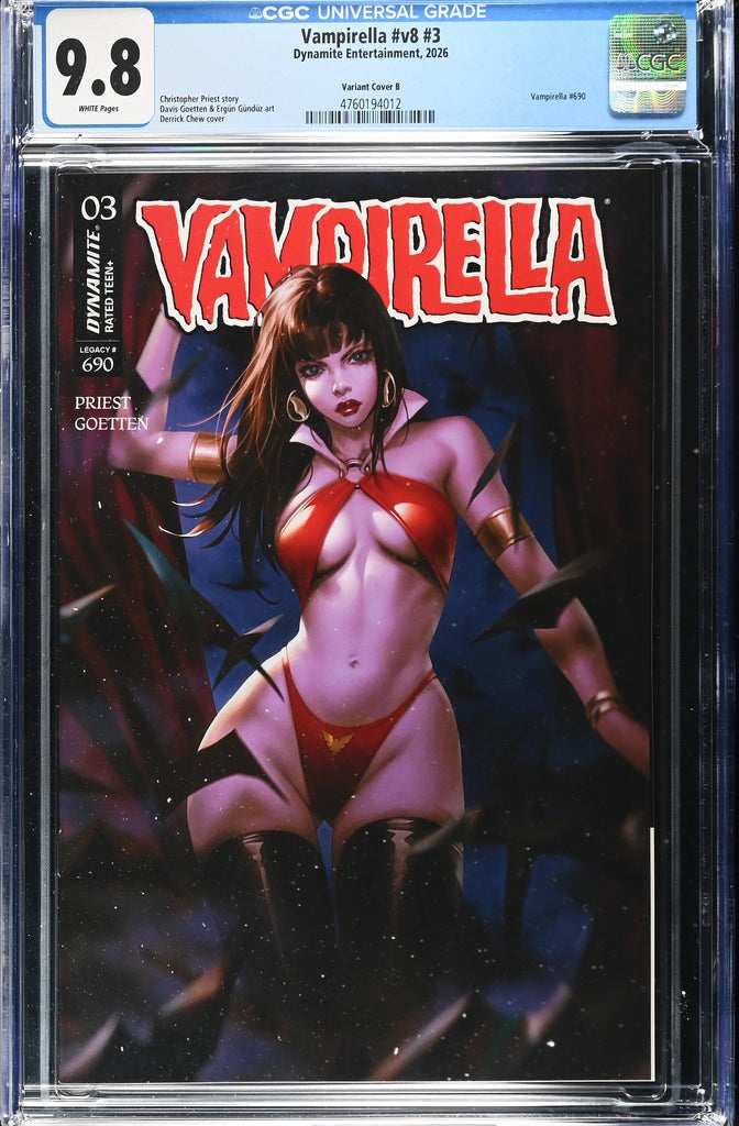 Vampirella (2026) #3 Cover B Derrick Chew Variant | CGC 9.8