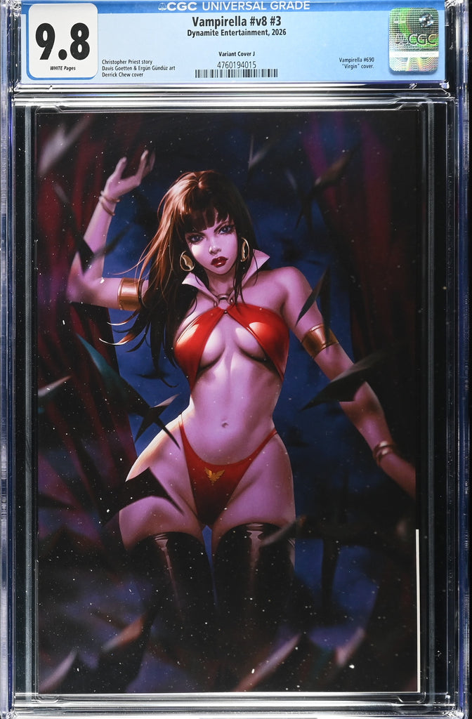 Vampirella (2026) #3 Cover J Inc 1:15 Ratio Derrick Chew Full Art Variant | CGC 9.8