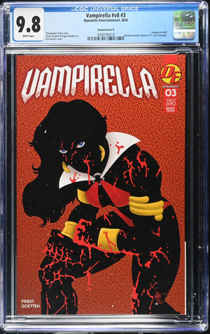 Vampirella (2026) #3 Cover N Ken Haeser Absolute Homage Variant | CGC 9.8