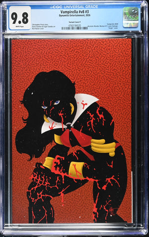 Vampirella (2026) #3 Cover P Inc 1:7 Ratio Haeser Absolute Homage Full Art | CGC 9.8