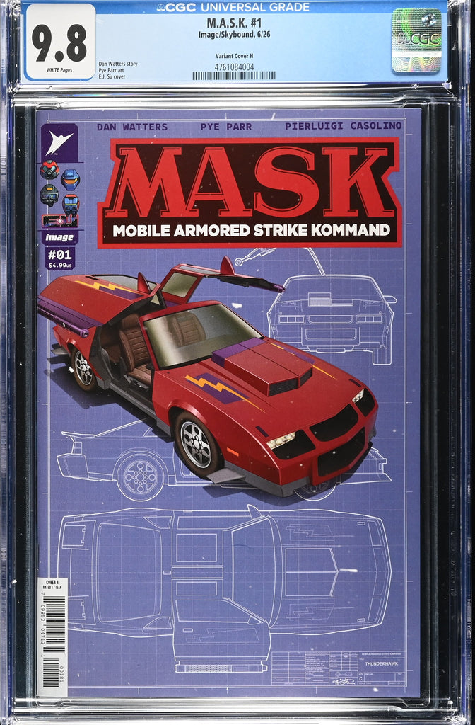Mask #1 Cover H 1:50 Ratio Ej Su Variant | CGC 9.8