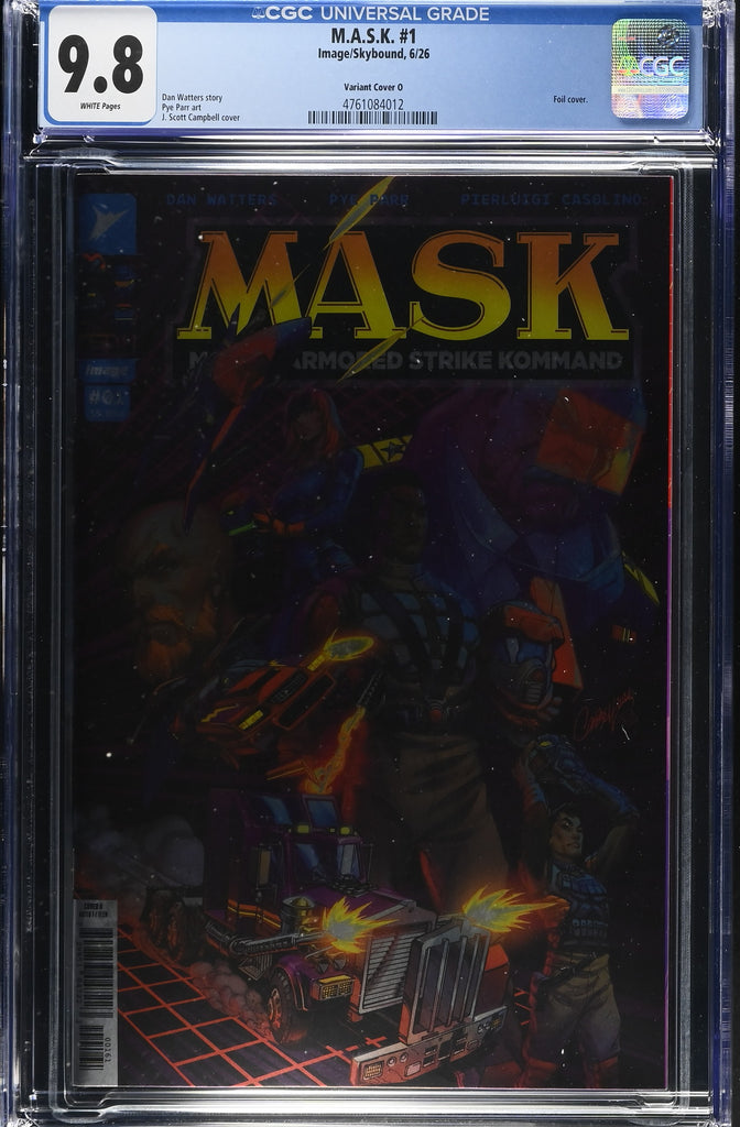 Mask #1 Cover O J Scott Campbell & Sabine Rich Foil Variant | CGC 9.8