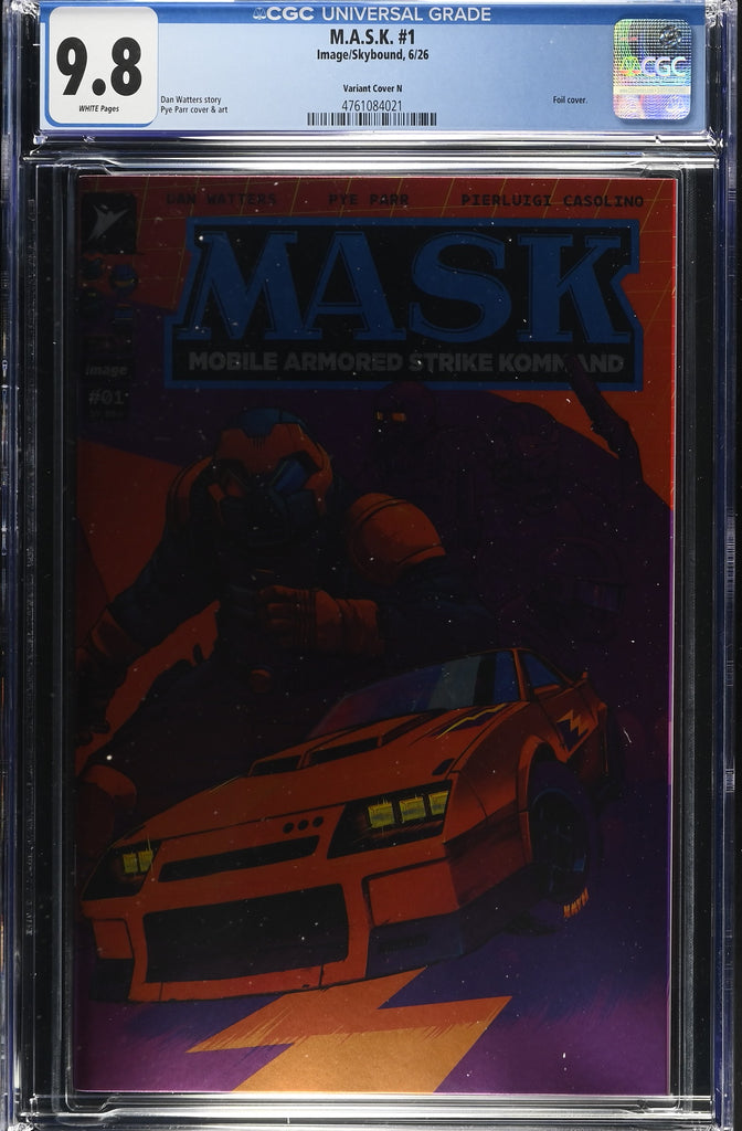 Mask #1 Cover N Pye Parr Foil Variant | CGC 9.8